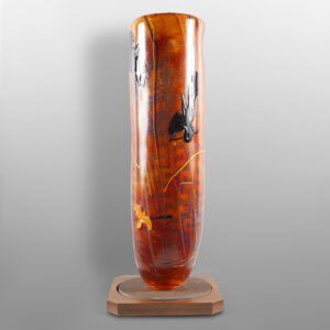 Red Earth Core
Marvin Oliver
Glass, wood base
36" x 14" x 14"
$12,500