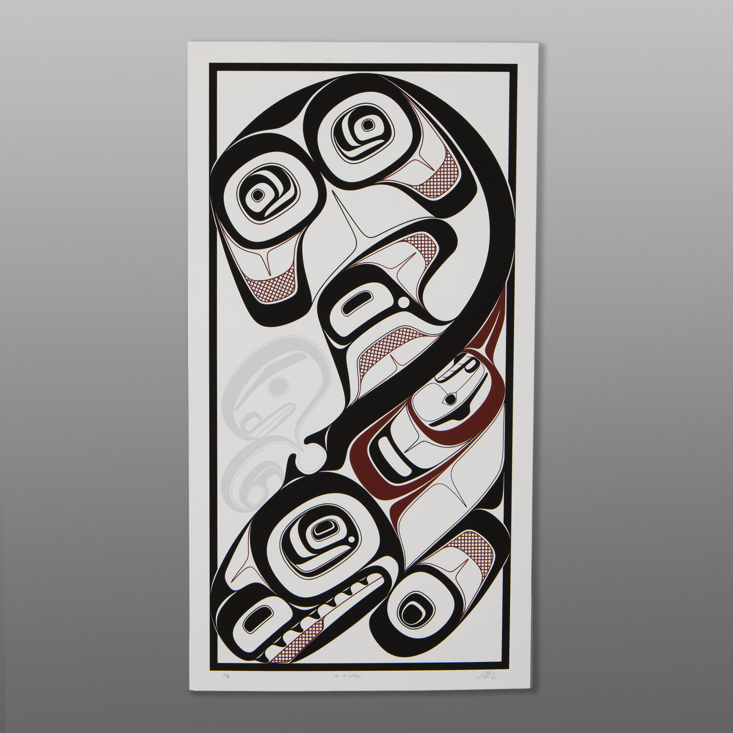 Ła dm yeltgu (I'm Going Home)
Phil Gray
Tsimshian
30" x 16"
$450