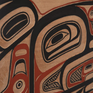 Eagle & Bear Bentwood Box
David A Boxley
Tsimshian
Red cedar, paint
17¾” x 13" x 13"
7,000