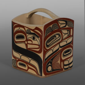 Bent-Side Water Bucket
David Boxley
Tsimshian
8½" x 8½" x 11"
$5,000