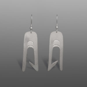 Halibut Hook Earrings
Dean Hunt
Hieltsuk
Silver
1¾” x ¾”
$350
