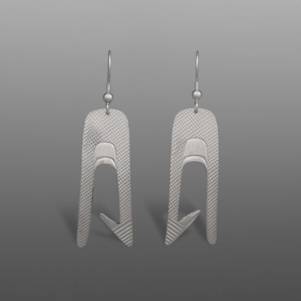 Halibut Hook Earrings
Dean Hunt
Hieltsuk
Silver
1¾” x ¾”
$350
