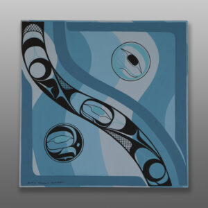 SNG_250813_130 Blue Depth
Rod Smith - Thaelkualis
Oweekeno
Acrylic on birch panel
12" x 12"
900