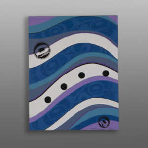 Currents
Rod Smith - Thaelkualis
Oweekeno
Acrylic on birch panel
14" x 11"
950