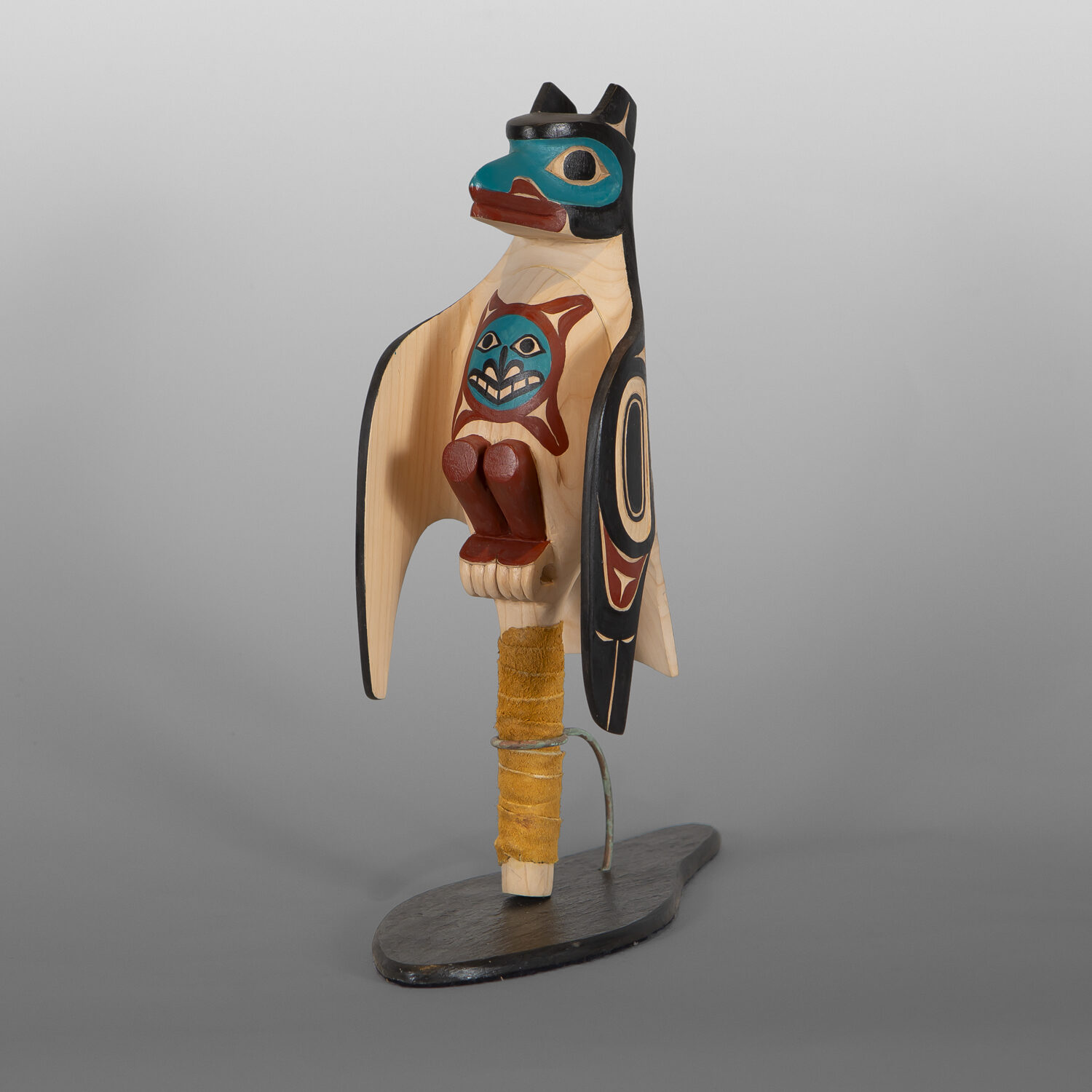 Raven RattleDavid A Boxley
TsimshianRed cedar, paint
12” x 4 ½” x 4”3,500
