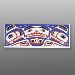 Ḵ’aay.yas Gan Unsid
Elders’ Knowledge
Cori Savard
Haida
Serigraph
30" x 11"
$275