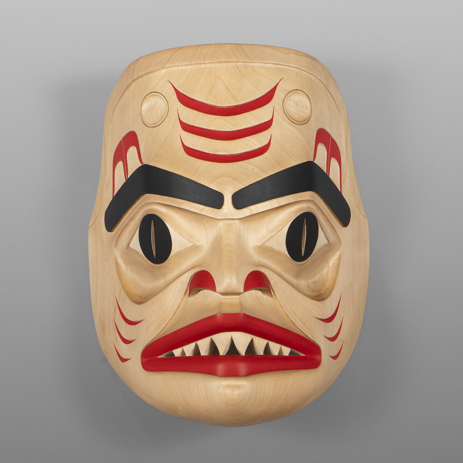 Ksaa - Shark
Shawn Aster
Tsimshian
Alder, paint
13" x 9½” x 6"
5,200