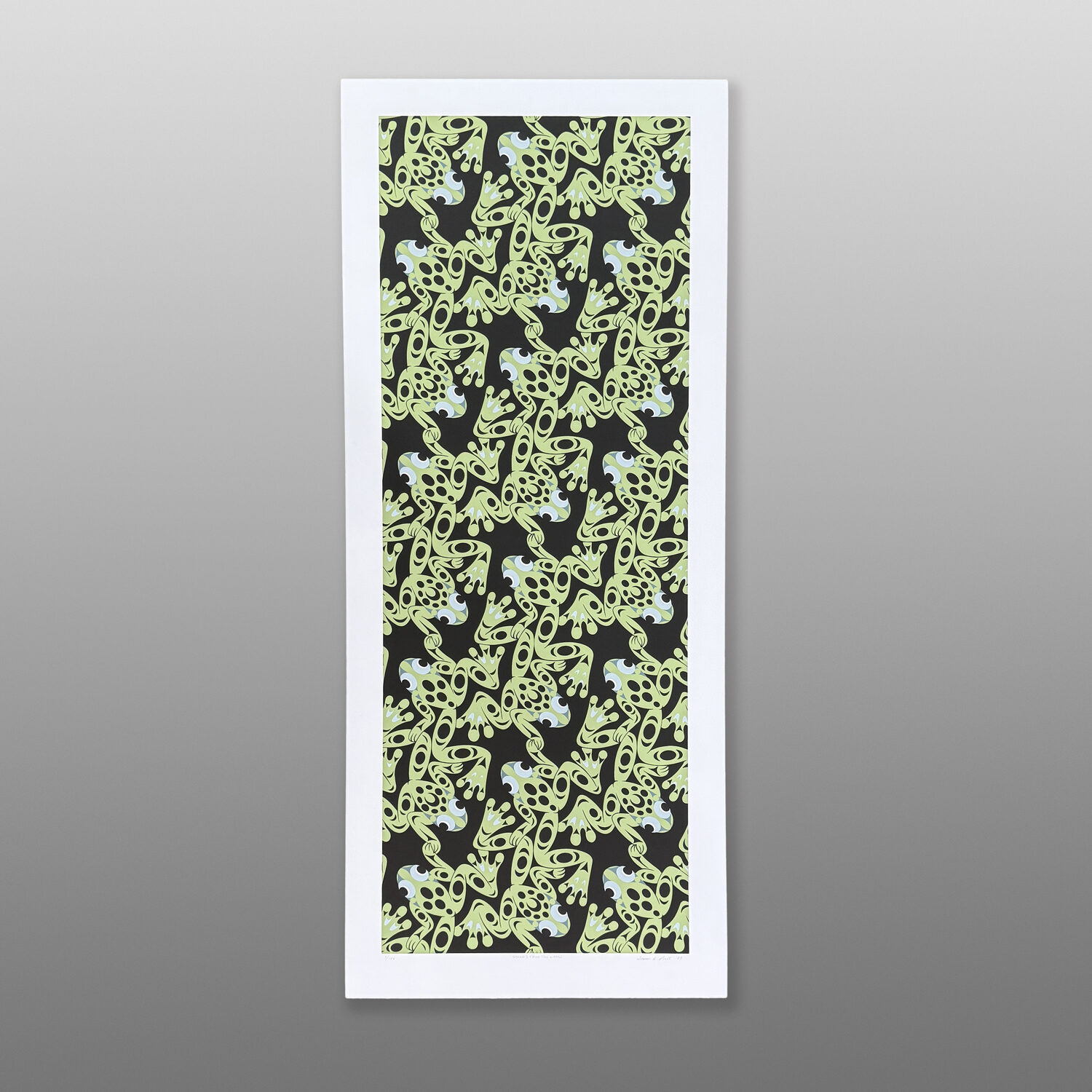 Voices from the Land
Susan Point, RCA
Coast Salish
Serigraph
35" x 14¾"
675