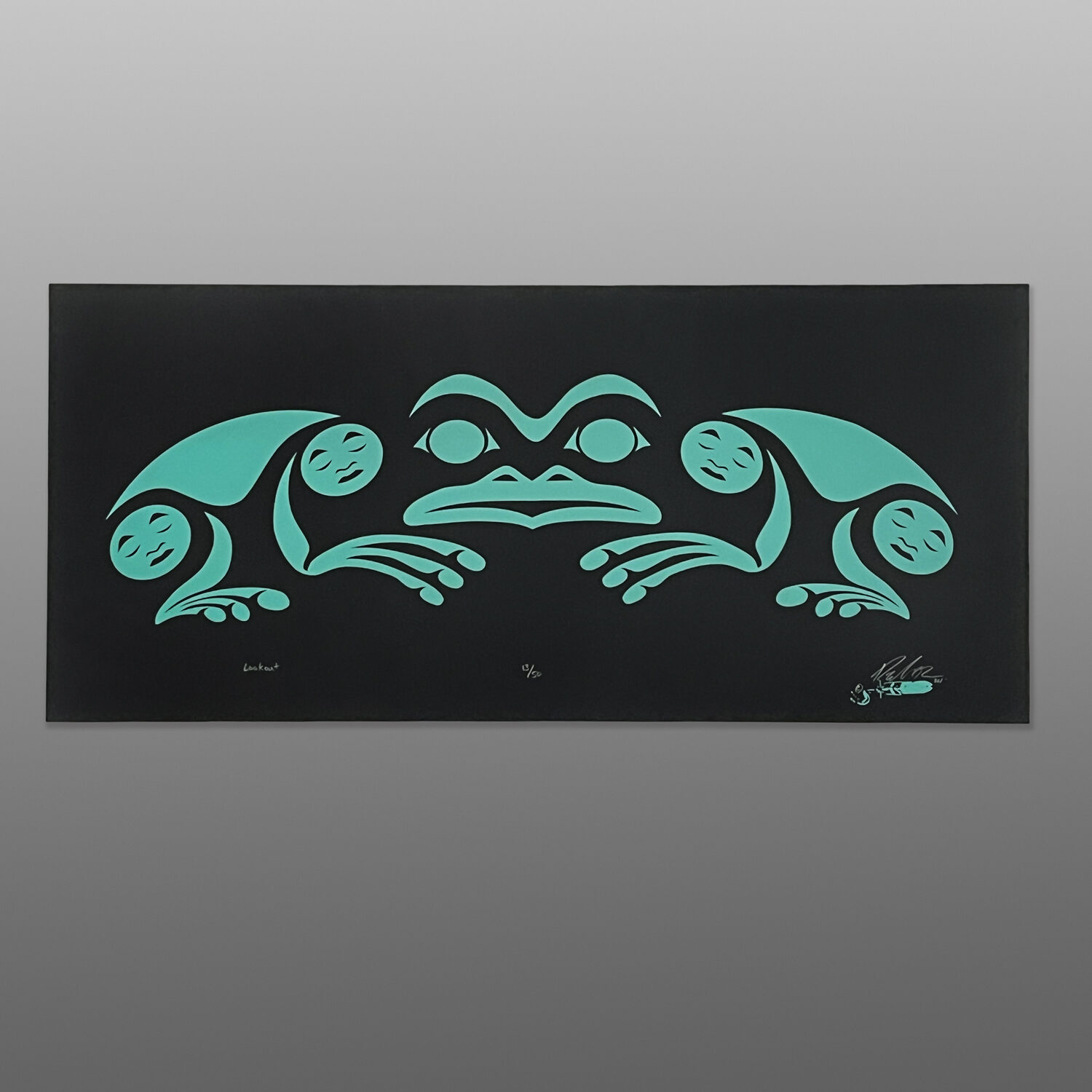 Lookout
Peter Boome
Coast Salish
Serigraph
22½" x 10"
150