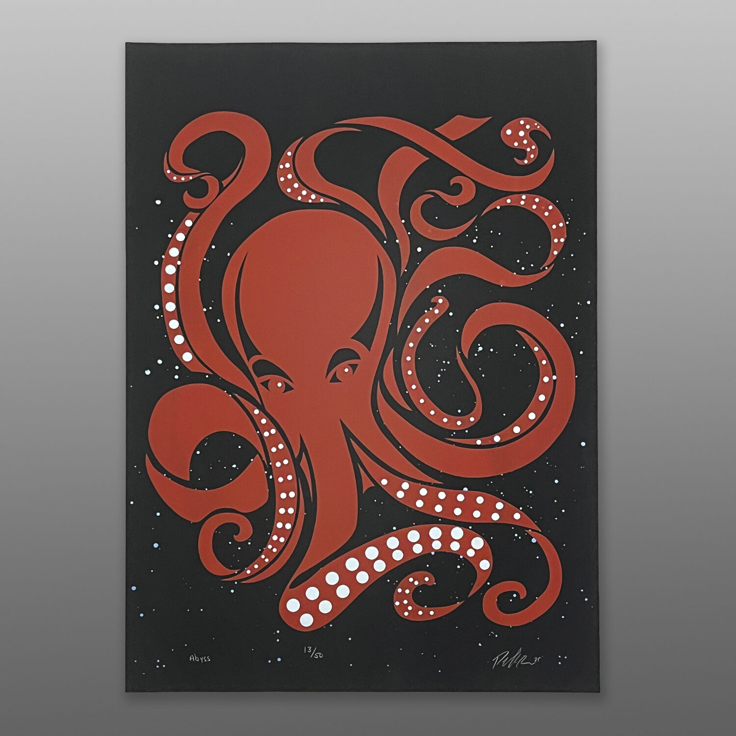 Abyss (Red)
Peter Boome
Coast Salish
Serigraph
20" x 14"
250