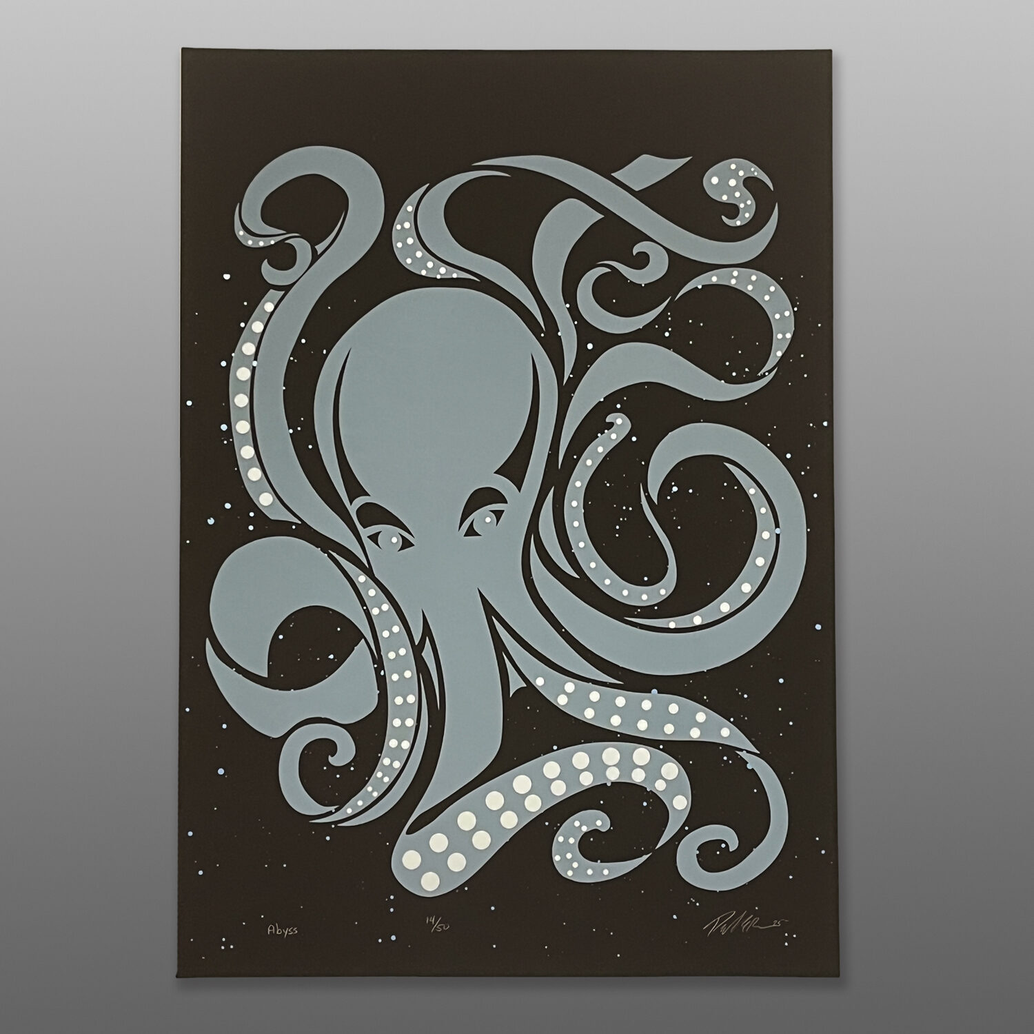 Abyss (Gray)
Peter Boome
Coast Salish
Serigraph
20" x 14"
250