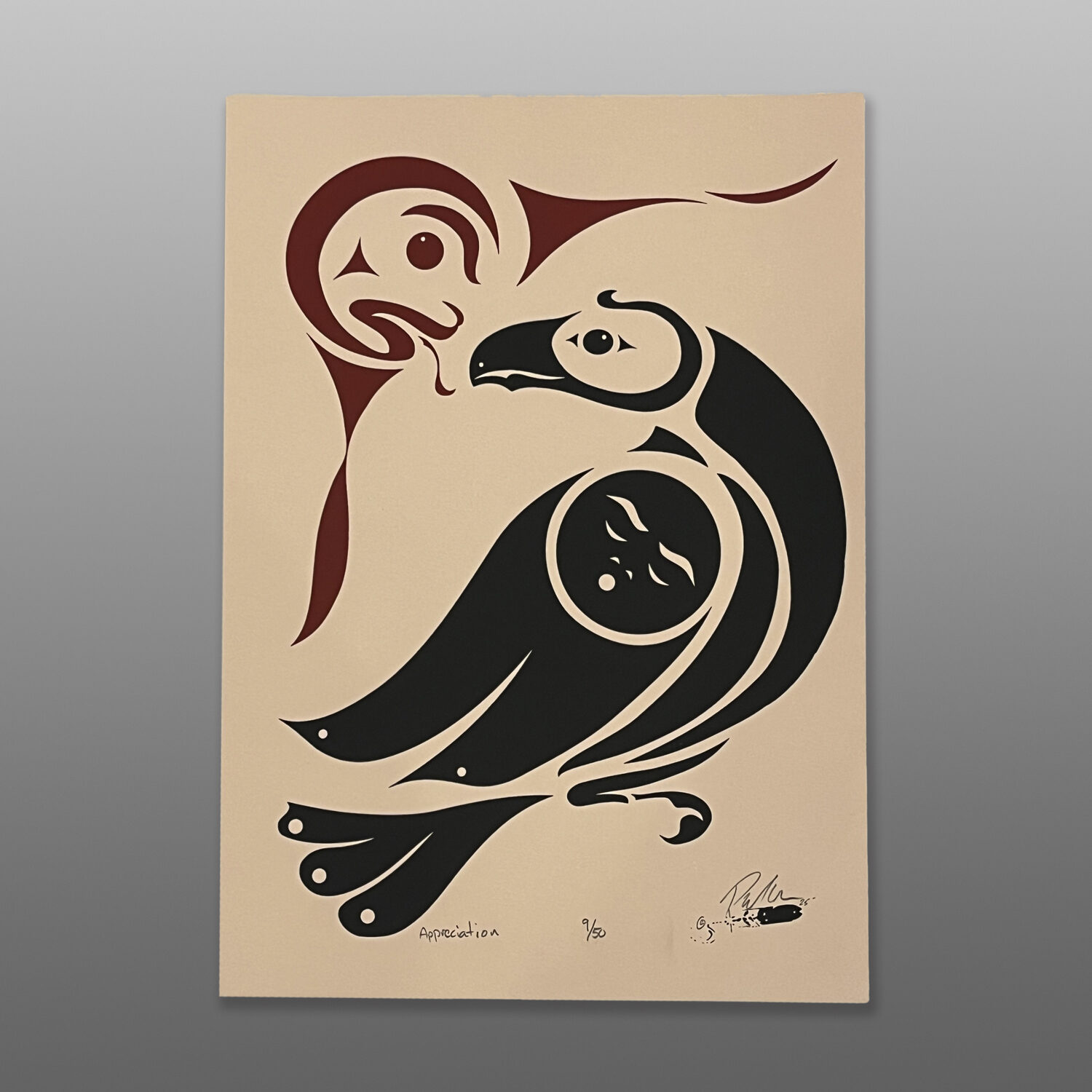 Appreciation
Peter Boome
Coast Salish
Serigraph
15" x 10½"
100