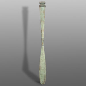 Copper Oxide Woven Paddle
Paul Rowley
Haida
Yellow cedar, cedar bark, paint
61½" x 6"
4,800