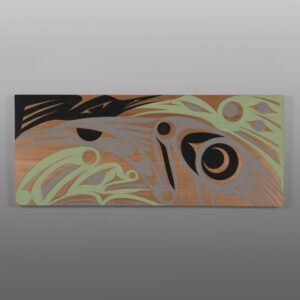 Nesting Ground
Andy Peterson
Coast Salish
36" x 15"
Red cedar, paint
$2200