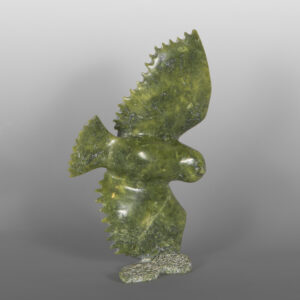 Bird in Flight
Mangituk Kellypallik
Inuit
Serpentine
10½" x 6" x 2"
$1100