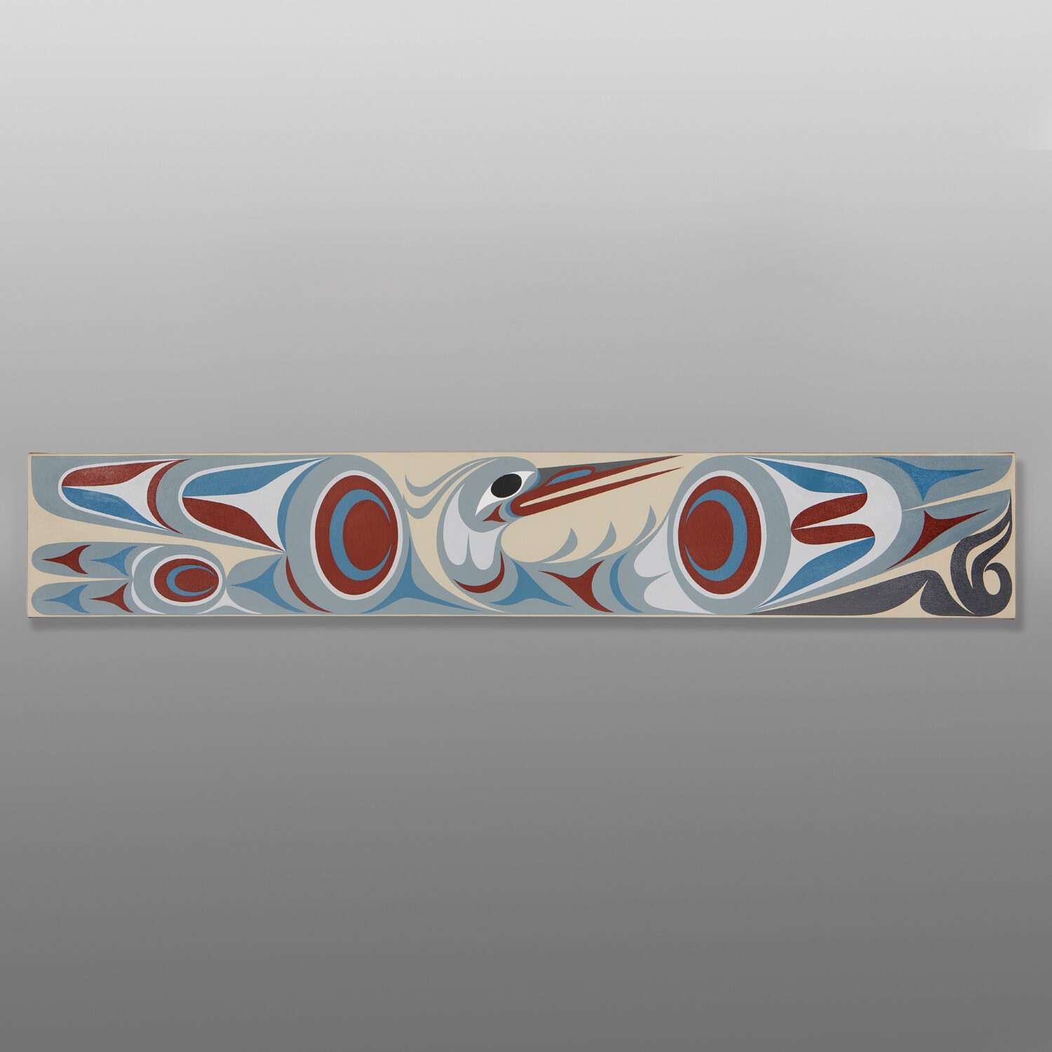 Great Blue Heron
Maynard Johnny Jr
Coast Salish
Acrylic on canvas
60" x 10" x 1½"
$4,875