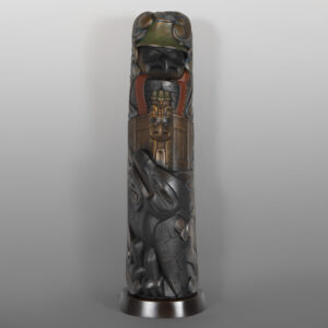 Visions in the Fog
Preston Singletary
Tlingit
Bronze, edition of 18
35½" x 17" x 11"
$14,000