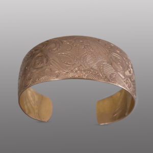 Hummingbird Pair Bracelet
Kelvin Thompson
Salteaux
14 karat rose gold
5¾" x 1⅛"
6,000