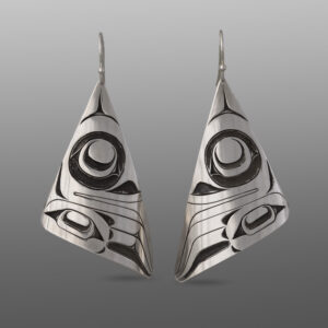 Frog Earrings
Corey Moraes
Tsimshian
Silver
2" x 1"
1,200
