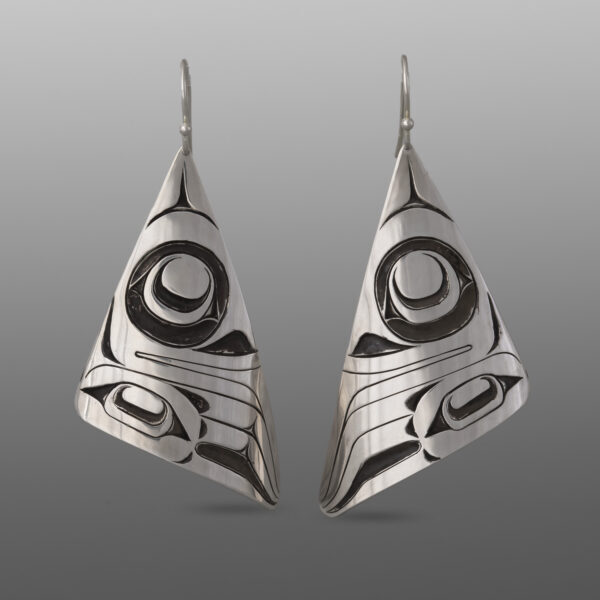 Frog Earrings
Corey Moraes
Tsimshian
Silver
2" x 1"
1,200