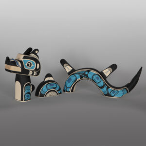 Great Water Serpent
Rod Smith - Thaelkualis
Oweekeno
Basswood, paint
28" x 10" x 4½"
$3400
