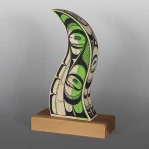 We All Are One
Rod Smith - Thaelkualis
Oweekeno
Basswood, red cedar, paint
15" x 9¾" x 4½"
$2200