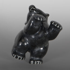 Haunched Bear
Markusie Papigatuk
Inuit
Serpentine
6½" x 4" x 4"
$1,600