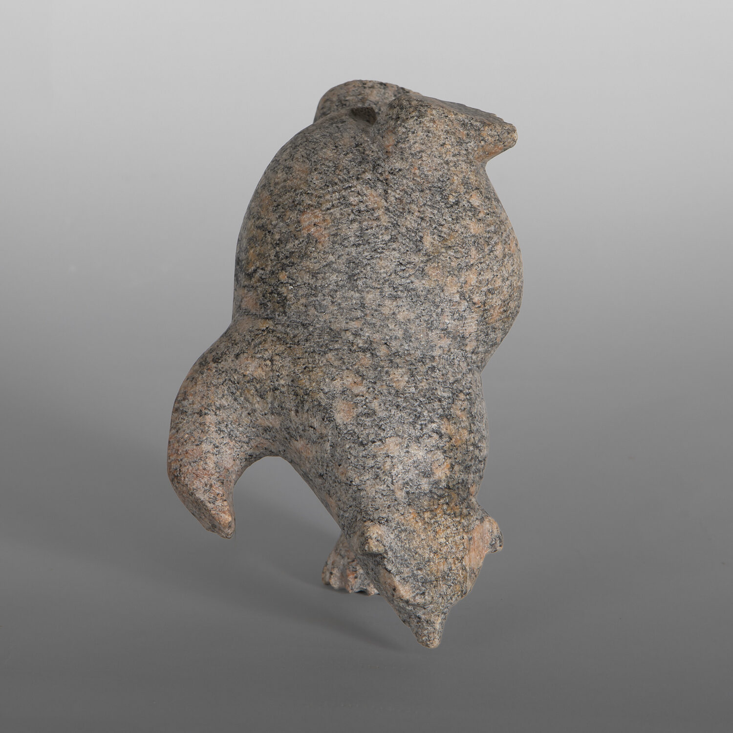 Two-Way Dancing Bear
Isaaci Petaulassie
Inuit
Granite
8" x 4" x 3¾"
1,100