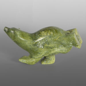 Diving Polar Bear
Parr Parr
Inuit
Serpentine
12" x 6" x 4"
$1,800