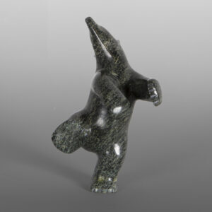 Swaying Bear
Kooyoo Peter
Inuit
Serpentine
7¼" x 4½" x 4½"
$1100