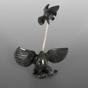 Birds Fishing
Kellypalik Etidloie
Inuit
Serpentine
7¼" x 6" x 3½"
$900