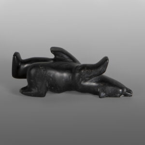 Reclining Bear
Palaya Qiatsuk
Inuit
Serpentine
7¼" x 3¼" x 2¾"
$700