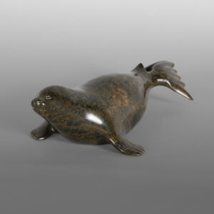Gentle Seal
Emataluk Saggiak
Inuit
Serpentine
10¼" x 6" x 3"
$1300