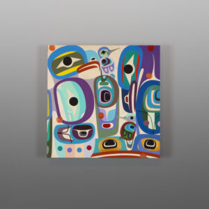 Heart and Soul
Steve Smith - Dla'kwagila
Oweekeno
Acrylic on birch panel
12" x 12" x 1⅝"
$