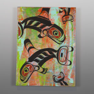 All My Relations
Rod Smith
Oweekeno
Acrylic on birch panel
16" x 12"
$1250