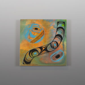 Inside A Rainbow
Rod Smith
Oweekeno
Acrylic on birch panel
10" x 10"
$850