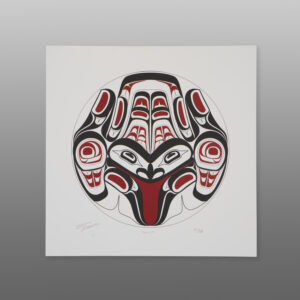 Waaxas (Tree Frog)
Erik Prytula
Haida
Serigraph
16" x 16"
$190
