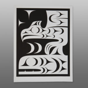Ch'askin - Thunderbird & Orca
Margaret August
Coast Salish
Serigraph
28½" x 22"
$140