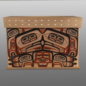 Eagle Chief's Chest
David A Boxley
Tsimshian
Red cedar, paint
37¼” x 25½” x 20½"
30,000
