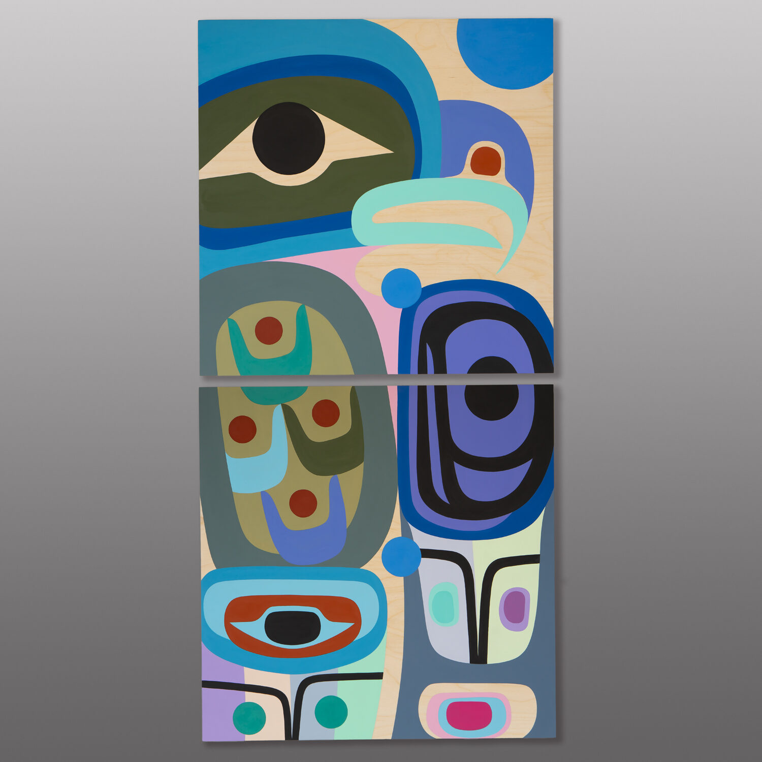 Peace
Steve Smith - Dla'kwagila
Oweekeno
Acrylic on birch panel
48" x 24" x 1⅝"
8,000