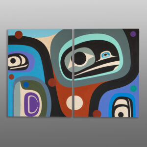 Joy
Steve Smith - Dla'kwagila
Oweekeno
Acrylic on birch panel
30" x 44" x 1⅝"
8,400