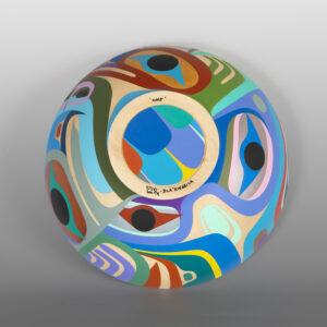 One Bowl
Steve Smith - Dla'kwagila
Oweekeno
Acrylic on turned maple
7¼” dia. x 3¼”
4,500