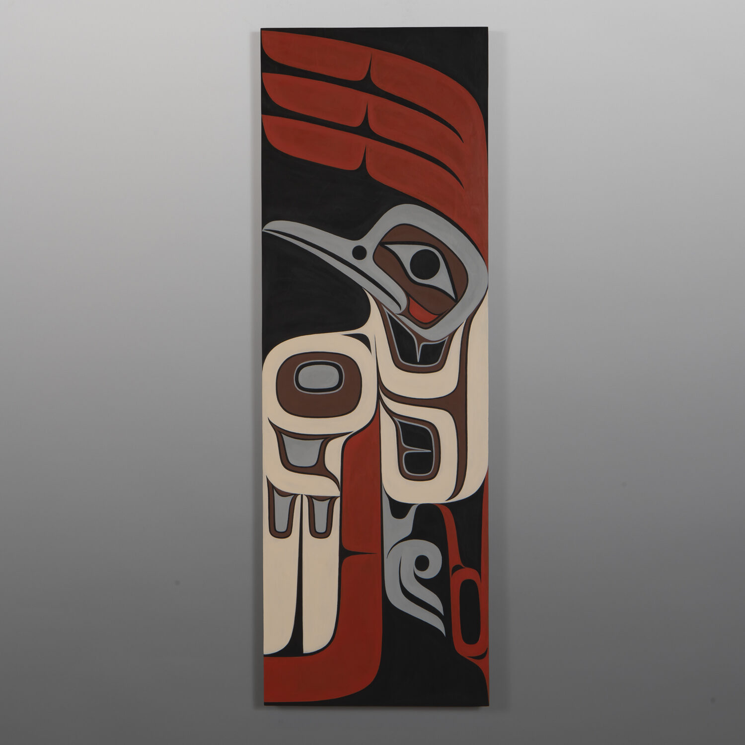 New Rhythms for Future Moments - Flicker
Dean Hunt
Heiltsuk (Canada)

Acrylic on wood panel
36" x 12"
1,800