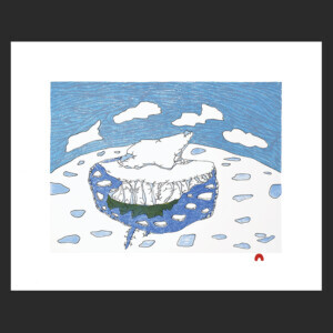 16. Solitary Iceberg
Ooloosie Saila
Inuit
Lithograph
Paper: BFK White
Printer: Niveaksie Quvianaqtuliaq
33 x 40.6 cm
13” x 16”
$450
$360
Cape Dorset Print Collection  2020